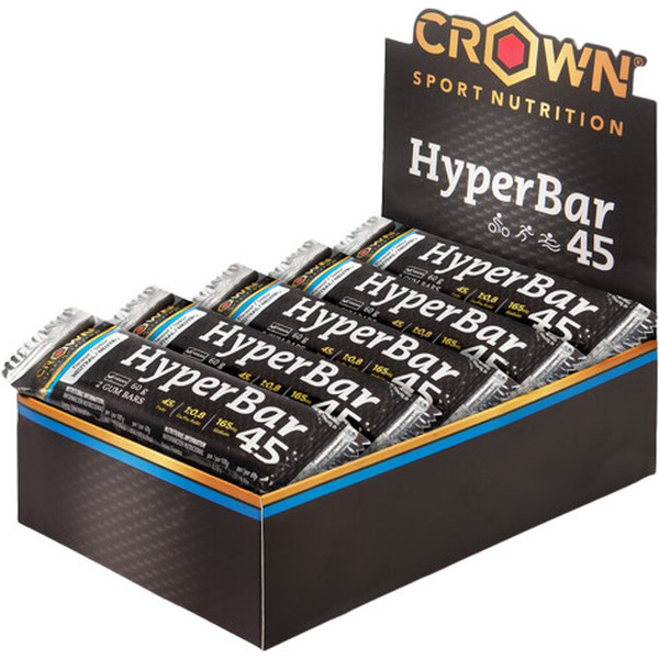 Crown Sport Nutrition Hyperbar 45 / 10 Bars x 60 Gr Double Gummy Bar with 45g CHO in a 1:0.8 Ratio + Extra Sodium