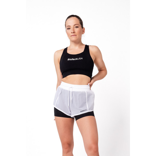 Soutien-Gorge de Sport Femme Biotech Usa Court Noir