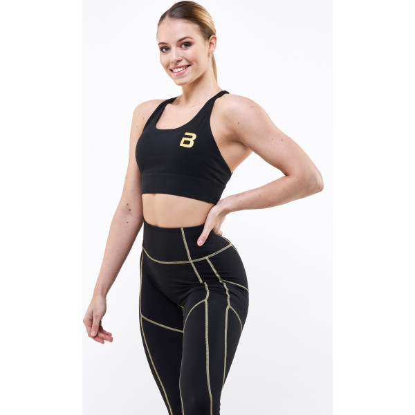 Soutien-Gorge de Sport Femme Biotech Usa Hurdle Noir