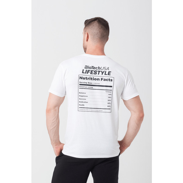 Biotech Usa Nutrition Camiseta Hombre Blanco