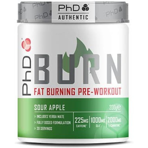 Phd Pre-workout Burn 200g Nutrition - Various Flavors