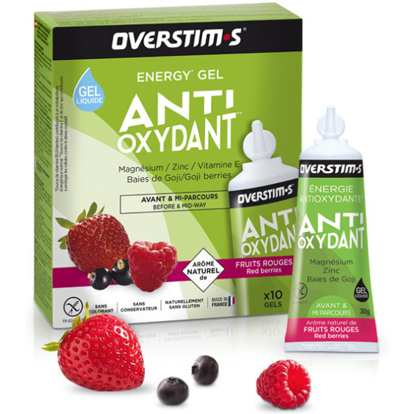 Overstims Gel Liquide Antioxydant 10 Gels X 30 Gr