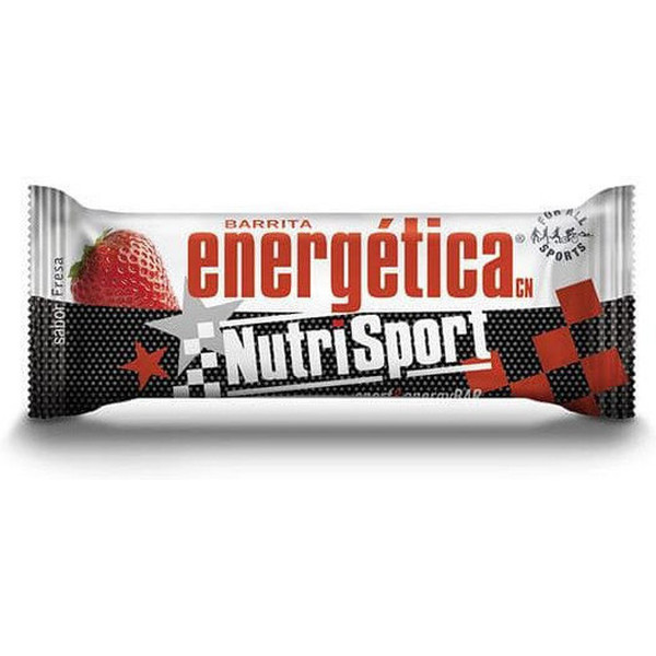 Nutrisport Energy Bar 1 barretta x 44 gr - Barretta ad alto contenuto di carboidrati - Perfetta da assumere prima degli allenamenti piu00f9 impegnativi