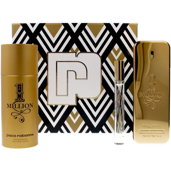 Paco Rabanne 1 Million Lot 3 Pièces Homme