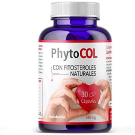 Denipharma Phytocol - Reducir El Colesterol - 30 Cápsulas - Reduce El Colesterol Malo Con Pastillas Naturales - Con Fitosterole