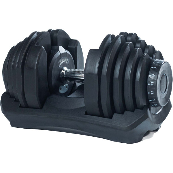 Boxpt Mancuerna Regulable 40kg Negra Unid