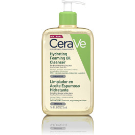 Cerave Hydrating Foam Oil Cleanser für normale bis sehr trockene Haut, 473 ml, Unisex