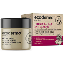 Ecoderma Crema Facial Anti-ox Spf20 50 Ml Mujer