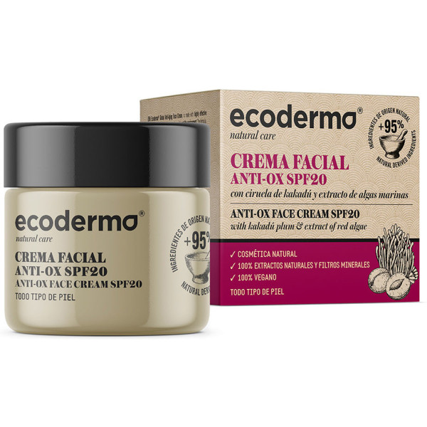 Ecoderma Crema Facial Anti-ox Spf20 50 Ml Mujer