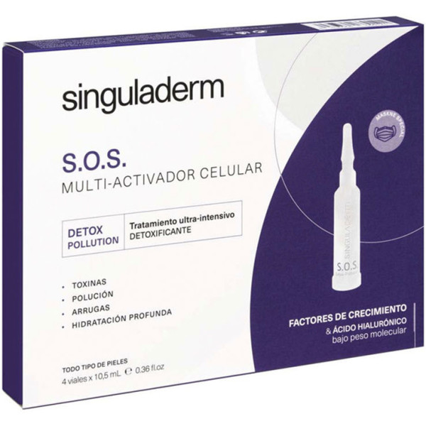 Singuladerm S.O.S. 4 prodotti disintossicanti unisex da 105 ml