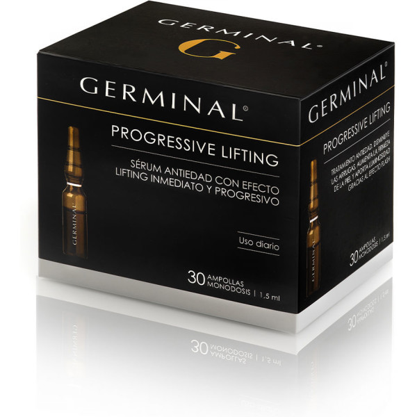 Germinal Progressive Lifting-Ampullen mit sofortiger Wirkung, 30 x 15 ml, für Damen