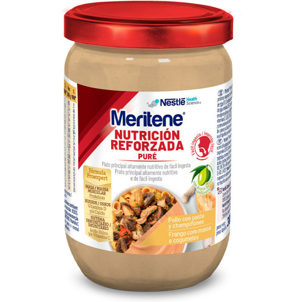Meritene Puree Pot Kip Met Pasta En Champignons 300 Gr Unisex