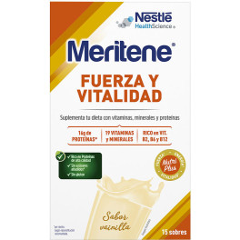 Meritene Forza e Vitalità Buste Vaniglia 15 X 30 Gr