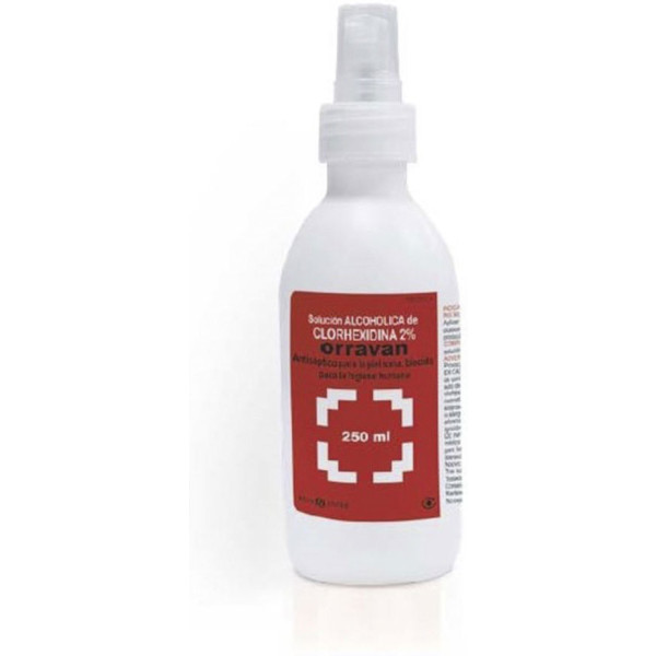 Orravan Clorexidina 2% Solução Aquosa Spray 250 ml Unissex