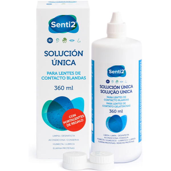 Solution pour lentilles de contact souples Senti2 360 ml unisexe