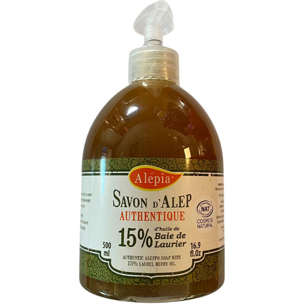 Alepia Savon D'Alep 15% Baies De Laurier 500 Ml Unisexe