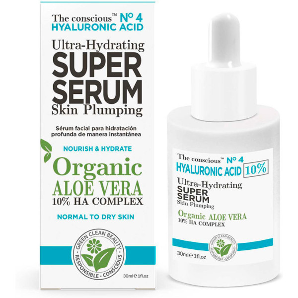 Conscious Sérum Ultra-Hydratant Super Aloe Vera à l'Acide Hyaluronique 30 ml Femme