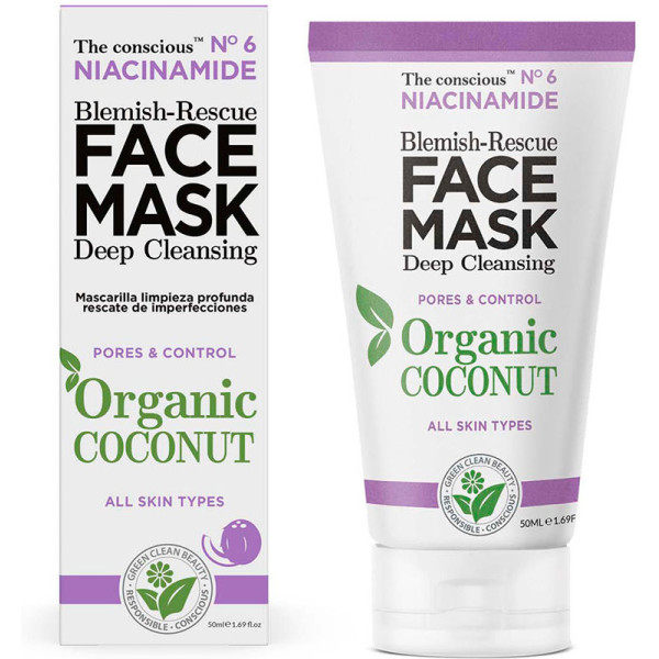 Het Conscious Organic Coconut Niacinamide-Rescue Spot Mask 50ml DAMES