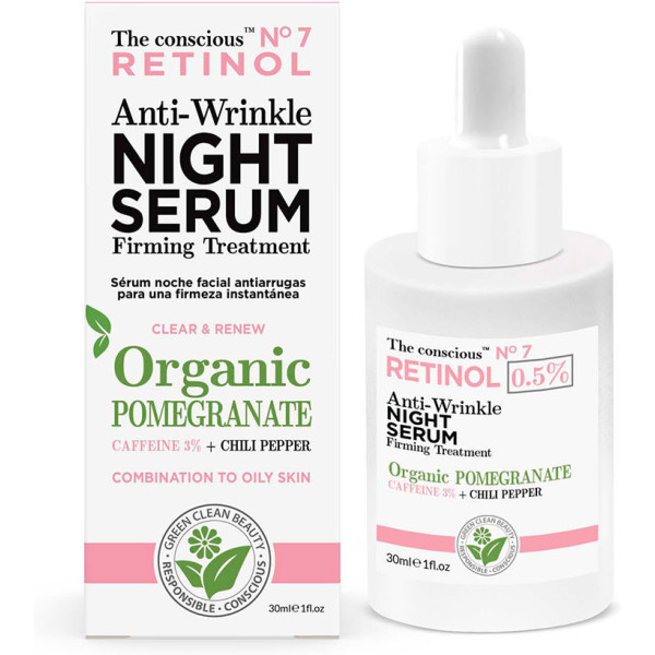 The Conscious Serum Organic Farm Night Antiderrapante Retinol 30 ml por MUJer