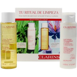 Clarins Duo Démaquillant Peaux Normales Ou Sèches Lote 2 Piezas Mujer