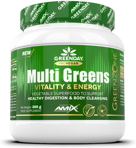 Amix Greenday Provegan Multi Greens Vitalidade E Energia 300 Gr-image