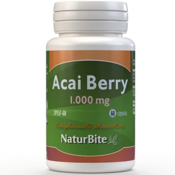 Naturbite Acai Berry 1000mg. 60 Caps.
