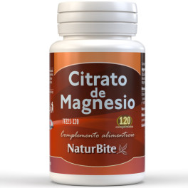 Naturbite Citrato De Magnesio. 120 Comp.