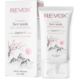 Revox B77 Japanese Ritual 3 Minute Face Mask Ultra Moisturizing 30 Ml Mujer