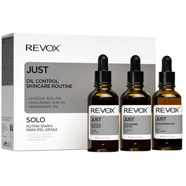 Revox B77 Just Oil Control Skincare Routine Lote 3 Piezas Mujer