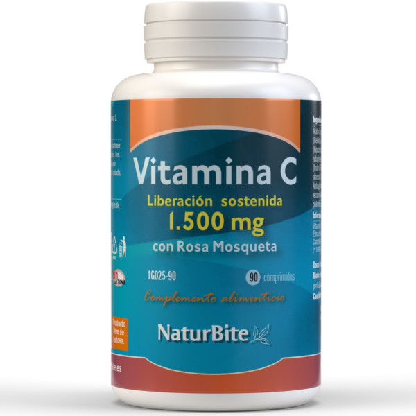 Naturbite Vitamine C 1500 mg 90 Comprimés