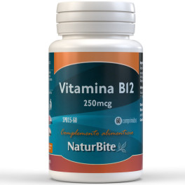 Naturbite Vitamina B12 250 Mcg 60 Tab