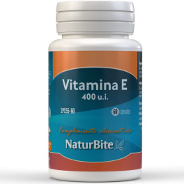 Naturbite Vitamina E 400 Ui (Natural) 60 Tabletas