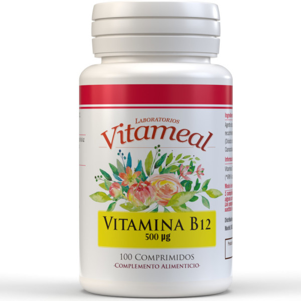Vitameal Vitamina B12 500 Mcg 100 Tabletas Vitameal
