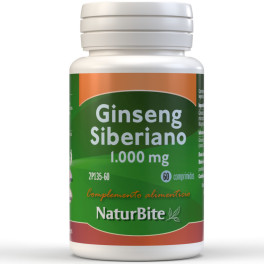 Naturbite Ginseng sibérien 1 000 mg 60 comprimés