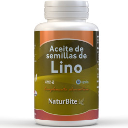 Naturbite Aceite Semillas Lino 1000 Mg 60 Capos