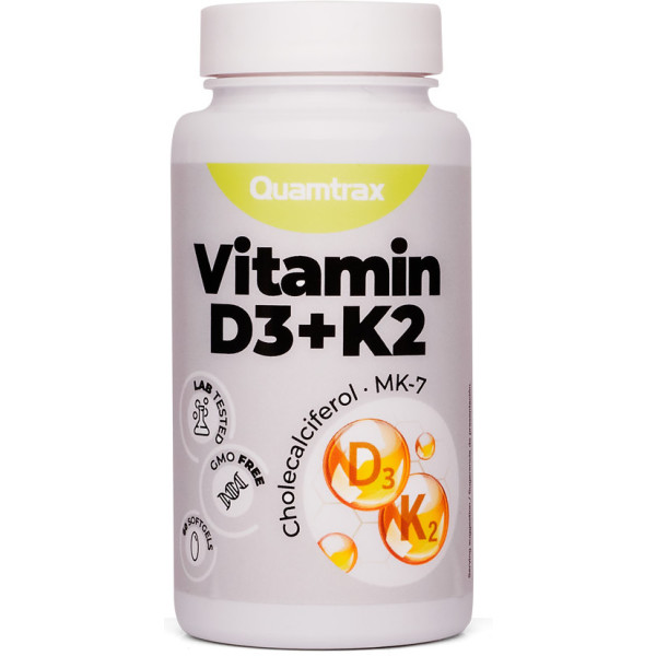 Quamtrax Essentials Vitamin D3+k2 60 Caps