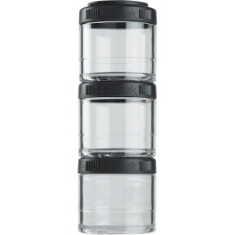 Blender Bottle Botes Go Stak 3 X 100 Ml Negro