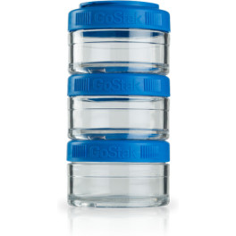 Blender Bottle Botes Go Stak 3 X 60 Ml Azul