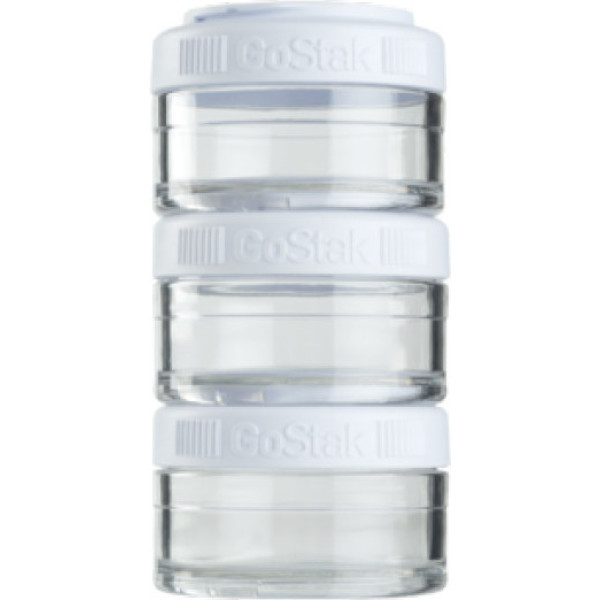 Blender Bottle Botes Go Stak 3 X 60 Ml Blanco