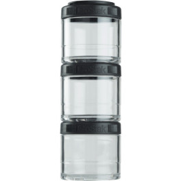 Blender Bottle Botes Go Stak 3 X 60 Ml Negro