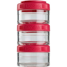 Blender Bottle Botes Go Stak 3 X 60 Ml Rosa