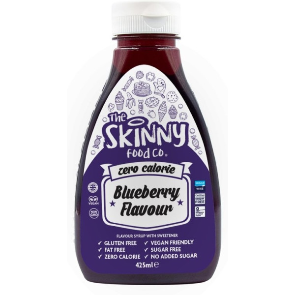 Skinny Food Blueberry Syrup 425 Ml