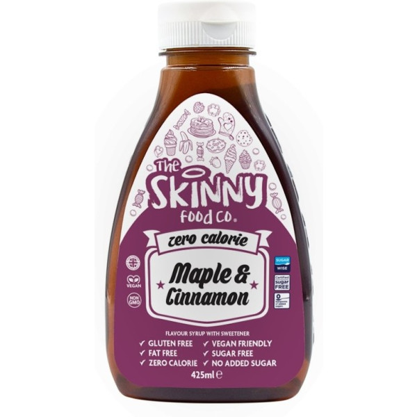 Skinny Food Maple Syrup - Cinnamon 425 Ml