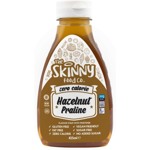Skinny Food Hazelnut Syrup - Praline 425 Ml