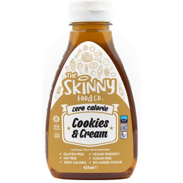 Skinny Food Siroop Koekjes-crème 425 Ml