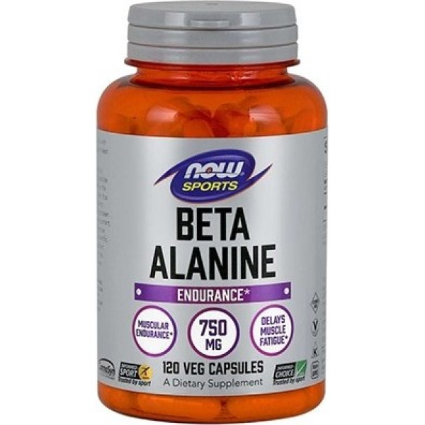 Now Beta Alanine 750 Mg 120 Caps