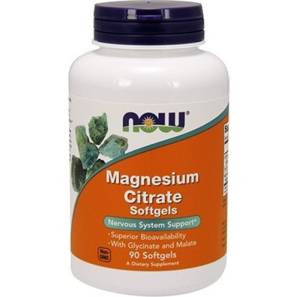 Now Magnesium Citrate 90 Caps