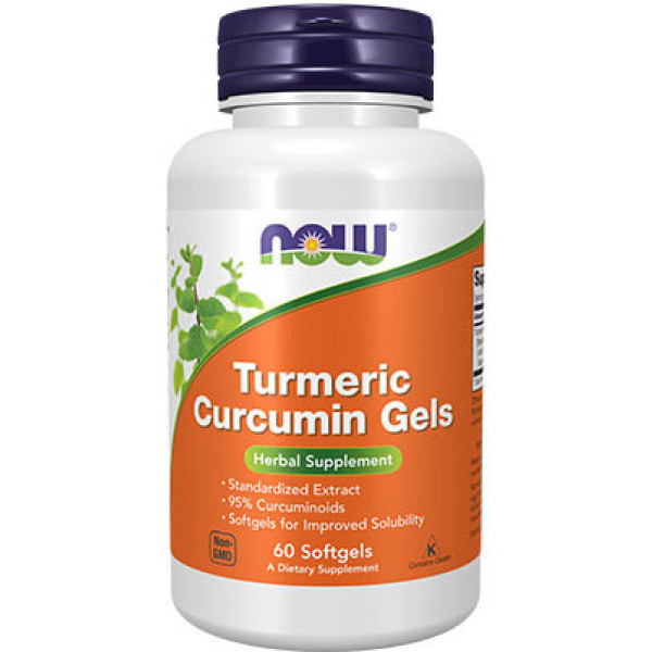 Now Turmeric Curcumin 60 Caps