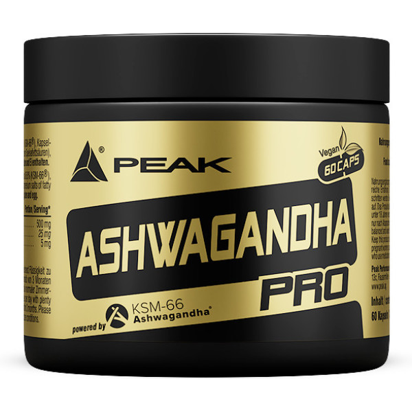 Peak Ashwagandha Pro 60 Caps