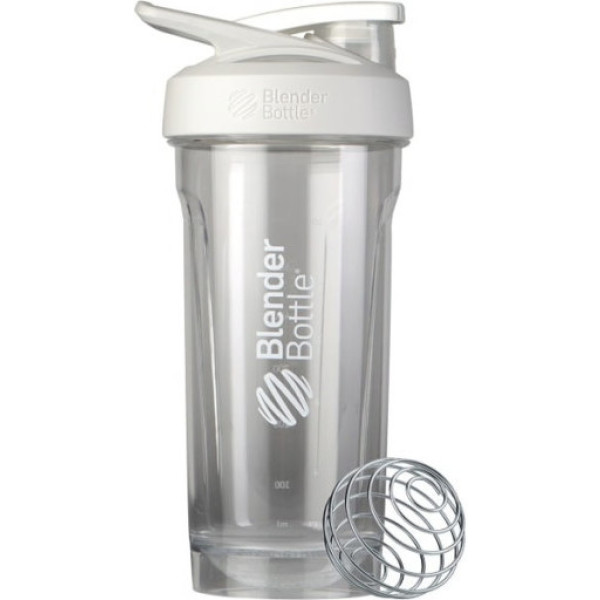 Blender Bottle Botella Mezcladora Strada Tritan 820 Ml Blanco